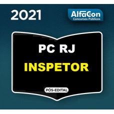 INSPETOR PCRJ PÓS EDITAL - POLÍCIA CIVIL DO RIO DE JANEIRO PC RJ - INTENSIVO 2021 - ALFACON