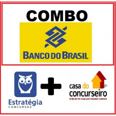 COMBO - BANCO DO BRASIL - ESCRITURÁRIO BB - ESTRATEGIA e CASA DO CONCURSEIRO 2021 - PÓS EDITAL