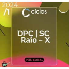 TIRO CERTO - PC SC - DELEGADO DE POLICIA CIVIL - SANTA CATARINA - PCSC - RAIO X - CICLOS - PÓS EDITAL - 2024