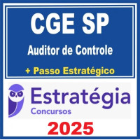 CGE-SP ( Auditor de Controle )  + Pacote Passo Estratégico – Estratégia 2025