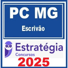 PC-MG (Escrivão) – Estratégia 2025