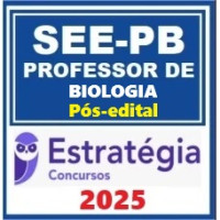 SEE PB  Professor de Educação Básica - Biologia Pacote - 2025 Pós-Edital