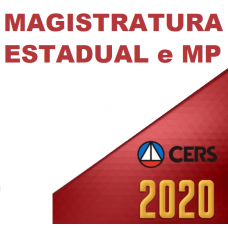 MP E MAGISTRATURAS ESTADUAIS (CERS 2020) MINISTÉRIO PÚBLICO, PROMOTOR, JUIZ, MAGISTRATURA ESTADUAL